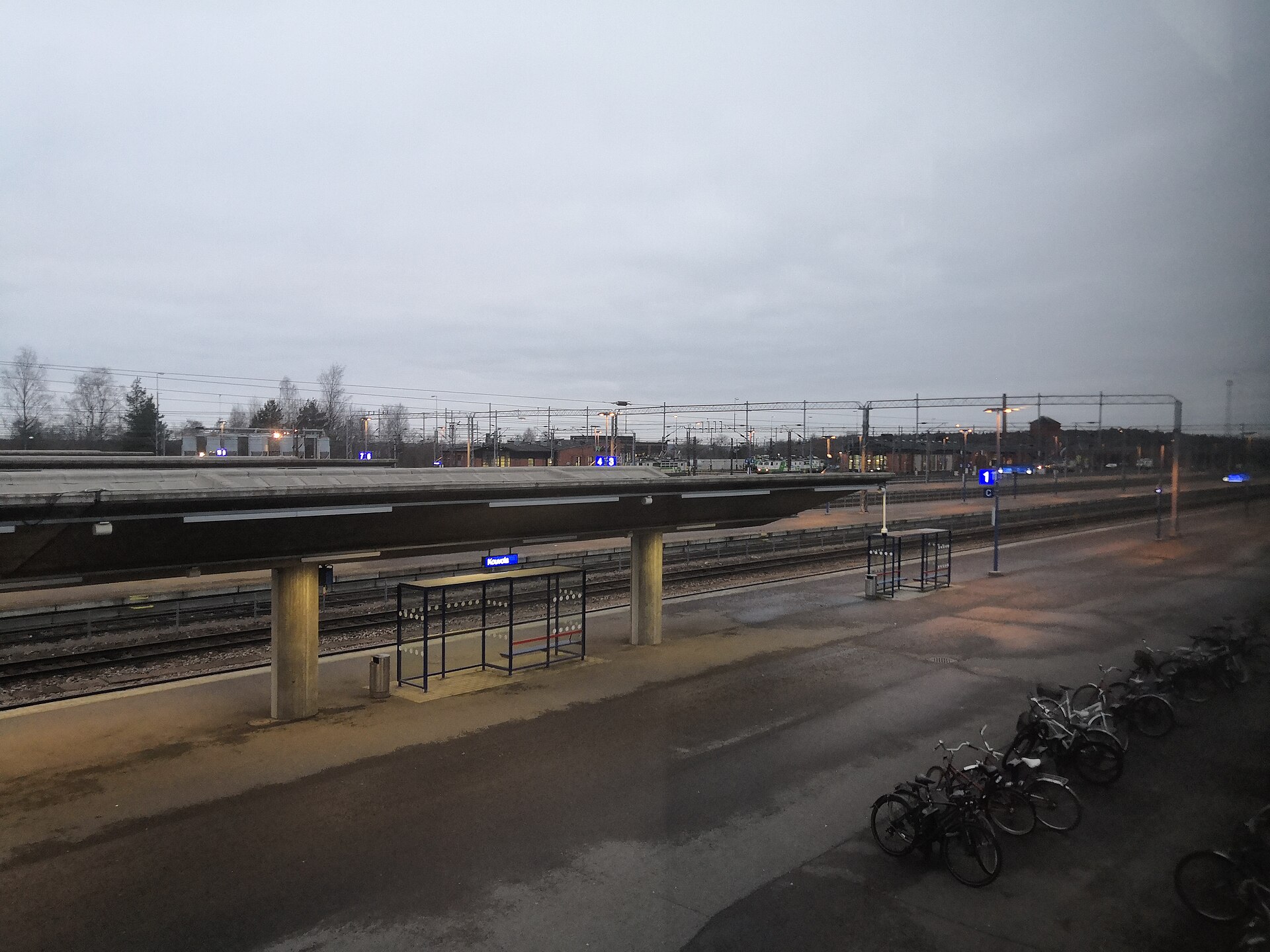 Kouvolan rautatieasema — tuholaiset Kouvolassa